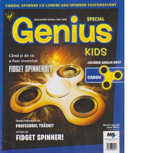 Revista Genius Kids, Special 1 / 2017 (+ Cadou: Spinner cu lumini sau Spinner fosforescent)