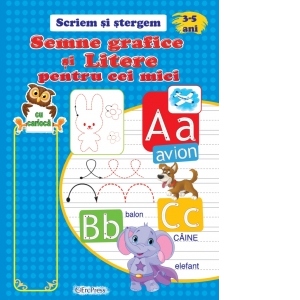 Semne grafice si litere pentru cei mici 3-5 ani