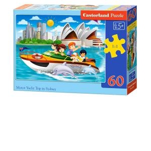 Puzzle 60 piese Yacht in Sydney 66025