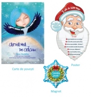Cartea mea de Craciun. Zana Zapadita si alte povesti ilustrate care nu au mai fost niciodata povestite. Carte de povesti + poster + magnet
