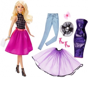 Papusa Barbie Fashion Mix n Match Doll Blonda