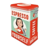 Cutie metal capac etans (L) Espresso Yourself