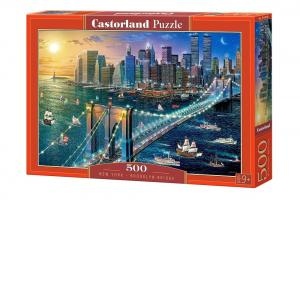 Puzzle 500 piese Podul Brooklyn din New York 52646
