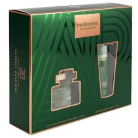 Set Antonio Banderas Mediteraneo, Barbati : Apa de toaleta, 50 ml + After Shave Balsam, 50 ml