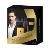 Set Antonio Banderas Golden Secret, Barbati : Apa de toaleta, 50 ml + After Shave, 50 ml