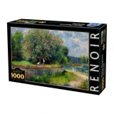 Puzzle 1000 piese Pierre August Renoir - Chestnut Tree in Bloom