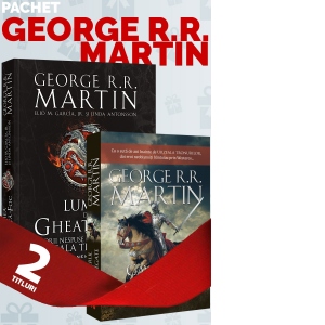 Useless boxing Ironic Pachet George R.R. Martin (2 titluri): Cavalerul celor sapte regate . Lumea  de gheata si foc - George R.R. Martin
