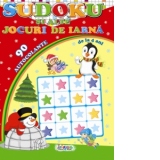 Sudoku si alte jocuri de iarna. 90 de autocolante (de la 4 ani)