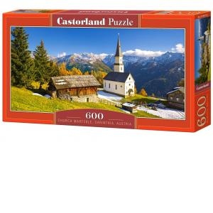 Puzzle Panoramic 600 piese Church Marterle, Carinthia, Austria 60153