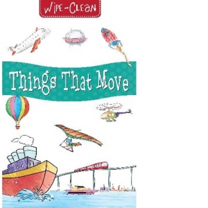 Things that move - wipe and clean board book
