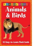 Animals and birds flash cards