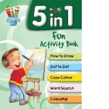 5 in 1 - Fun activity book