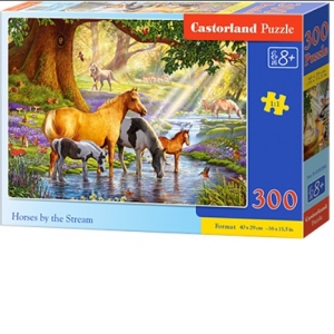 Puzzle 300 piese Horses by the Stream (030286)