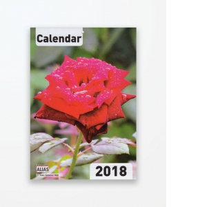 Calendar de perete 2018 format A4 - Flori
