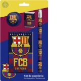 Set de papetarie FC Barcelona (4 piese)