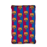 Cearsaf pat FC Barcelona, 90x200 cm