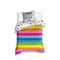 Lenjerie de pat pentru copii Owl, 2 piese
