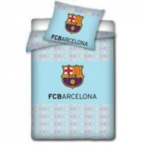 Lenjerie de pat pentru copii FC Barcelona, set 2 piese