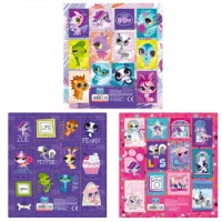 Set 12 abtibilduri Littlest Pet Shop