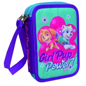 Penar echipat cu 2 fermoare Paw Patrol - Girl Pup Power!
