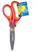 Foarfeca griffix pentru dreptaci, rosu, 15 cm