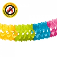 GHIRLANDA STEA MULTICOLORA GREU INFLAMABILA 4 M