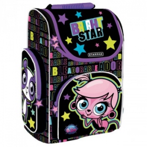 Ghiozdan ergonomic Littlest Pet Shop - Brigt Star