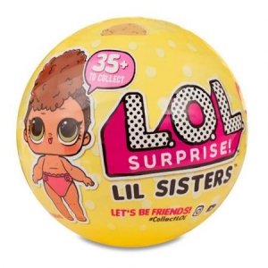 Papusa LOL Surprise Ball - Lil Sisters, 5 piese (Seria 3)