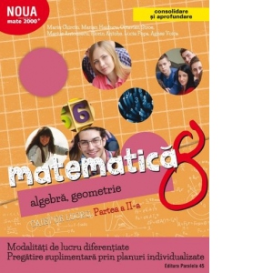 Matematica. Algebra, geometrie. Caiet de lucru. Clasa a 8-a. Partea a II-a. Consolidare si aprofundare (2017-2018)