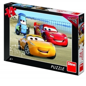 Puzzle - Cars 3 la mare (24 piese)