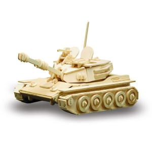 Puzzle 3D lemn - Tanc Panzer