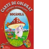 Carte de colorat - Bocanila (contine autocolant)