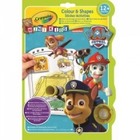 Carte de Colorat cu Abtibilduri Paw Patrol