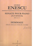 Sonate pour piano(Fa # Mineur). Opus 24 N 1
