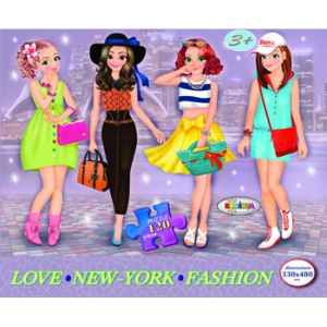 Puzzle 120 piese - Fashion New-York