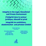 Integrity in the Legal, Educational and Private Environment / L'integrite dans le secteur juridique, educatif et prive / Integritat im rechtlichen, akademischen und privaten Umfeld