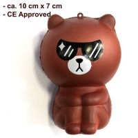 Figurina Squishy - Ursulet (maro)
