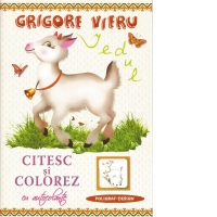 Citesc si colorez cu autocolante. Iedul
