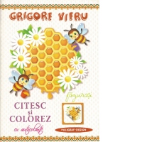 Citesc si colorez cu autocolante. Fagurasi