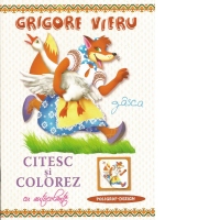 Citesc si colorez cu autocolante. Gasca