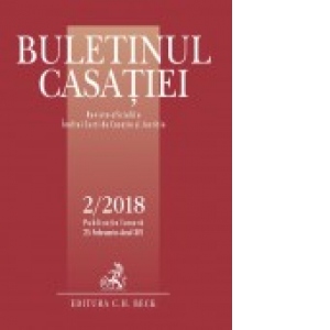 Buletinul Casatiei nr. 2/2018