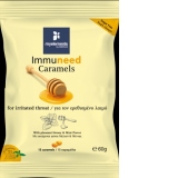 Immuneed Caramels -  Dropsuri pentru gat iritat cu gust de Miere & Menta 60g