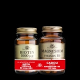 Pachet Biotin 1000mcg 50 capsule vegetale + Magnesium cu B6 100 tablete GRATIS