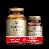 Pachet Omega 3-6-9 60cps + Magnesium cu B6 100 tablete GRATIS