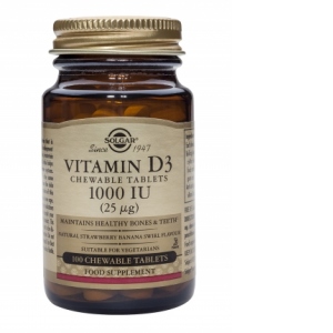 Vitamin D-3 1000 IU chewable 100 tablete