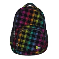 Rucsac II cu 3 compartimente - St.right - Spine friendly - gama Neon Squares
