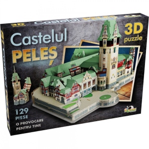 Puzzle Noriel 3D - Castelul Peles (129 piese)