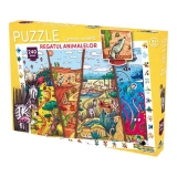 Noriel Puzzle 240 piese Lumea vesela: Regatul animalelor