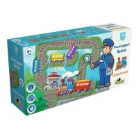Puzzle gigant Noriel Retele - Calea ferata (28 piese)