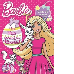 Un Paste special cu Barbie. Carte de colorat